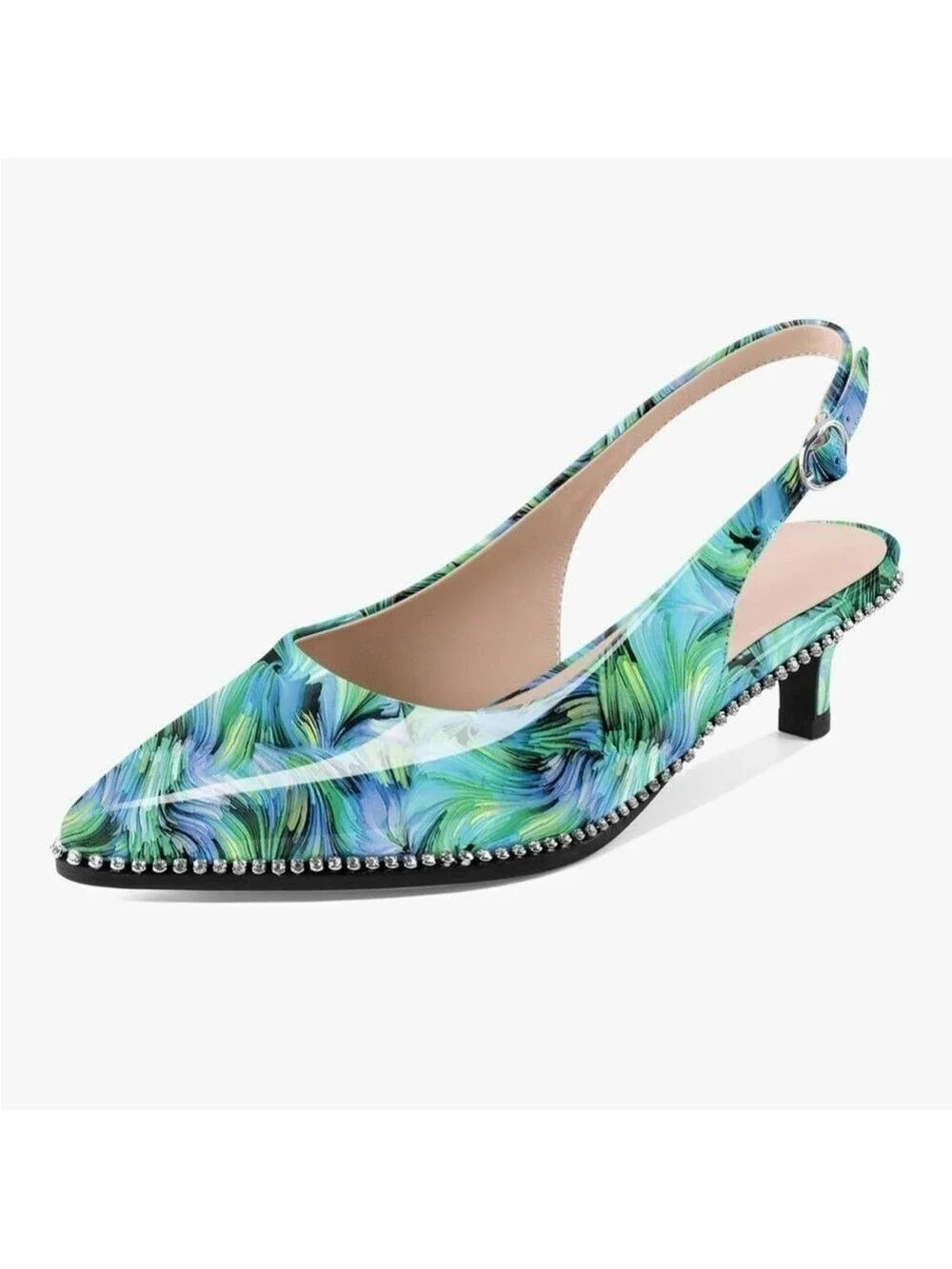 Women's Slingback Kitten Heel Size 7.5